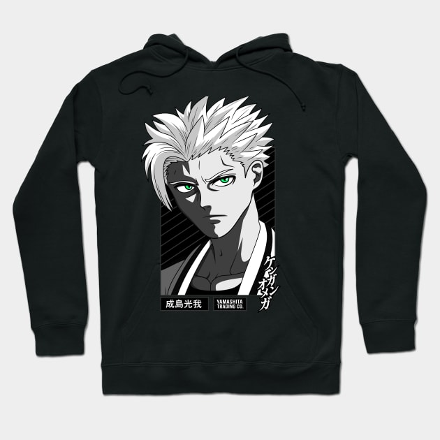 Narushima Koga Kengan Ashura Anime Manga Hoodie by JPNDEMON